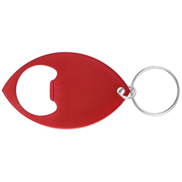 Football Shaped Bottle Opener With Key Ring... from ASI 74585 Nu Promo International / Nu Promo Line
