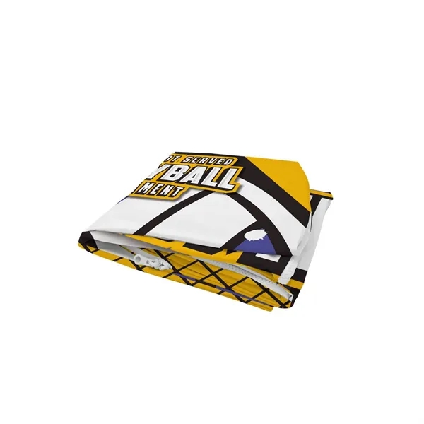 60" round polyester EuroFit custom banner graphic.... from ASI 87188 Showdown Displays