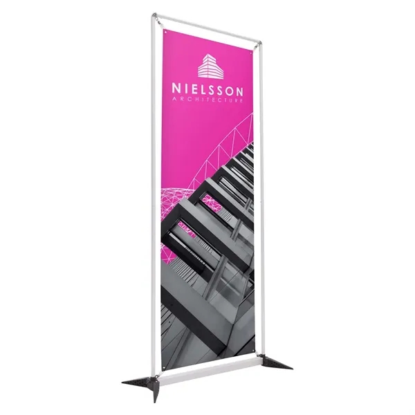 3.5' FrameWorx display with double-sided 13 oz. smooth scrim vinyl banner.... from ASI 87188 Showdown Displays
