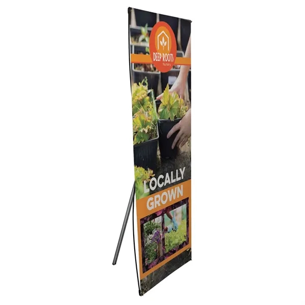 31.5" x 79" Euro-X banner display kit.... from ASI 87188 Showdown Displays