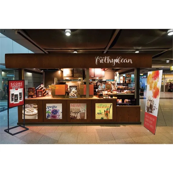 31.5" x 79" Euro-X banner display kit.... from ASI 87188 Showdown Displays