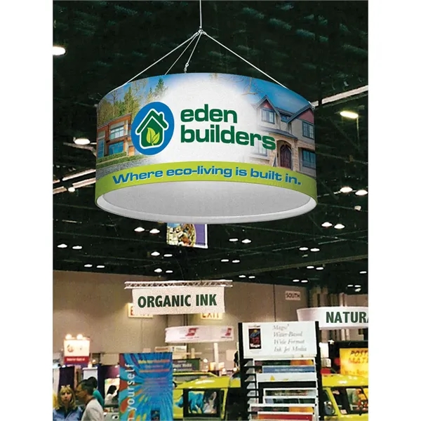 6' round EuroFit hanging banner kit.... from ASI 87188 Showdown Displays