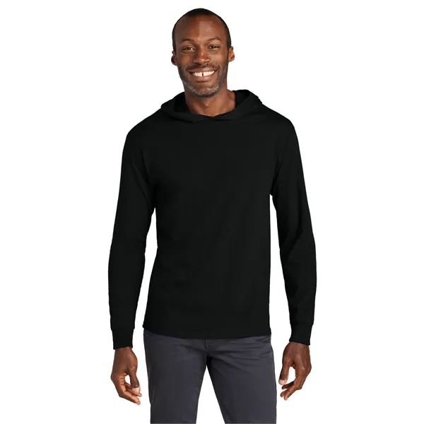 Jerzees Classics Unisex Cotton Long Sleeve Hooded T-Shirt... from ASI 84863 SanMar