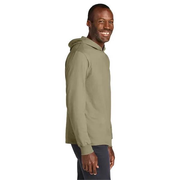 Jerzees Classics Unisex Cotton Long Sleeve Hooded T-Shirt... from ASI 84863 SanMar