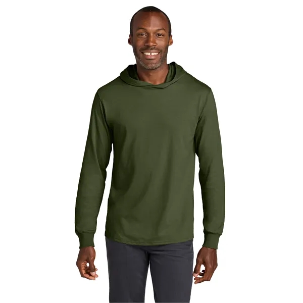 Jerzees Classics Unisex Cotton Long Sleeve Hooded T-Shirt... from ASI 84863 SanMar