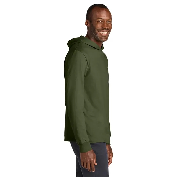 Jerzees Classics Unisex Cotton Long Sleeve Hooded T-Shirt... from ASI 84863 SanMar