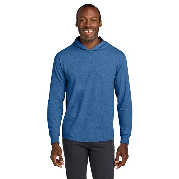 Jerzees Classics Unisex Cotton Long Sleeve Hooded T-Shirt... from ASI 84863 SanMar