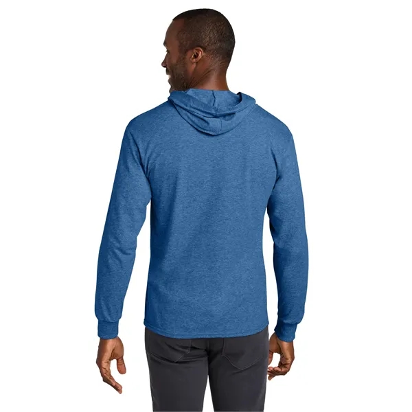 Jerzees Classics Unisex Cotton Long Sleeve Hooded T-Shirt... from ASI 84863 SanMar