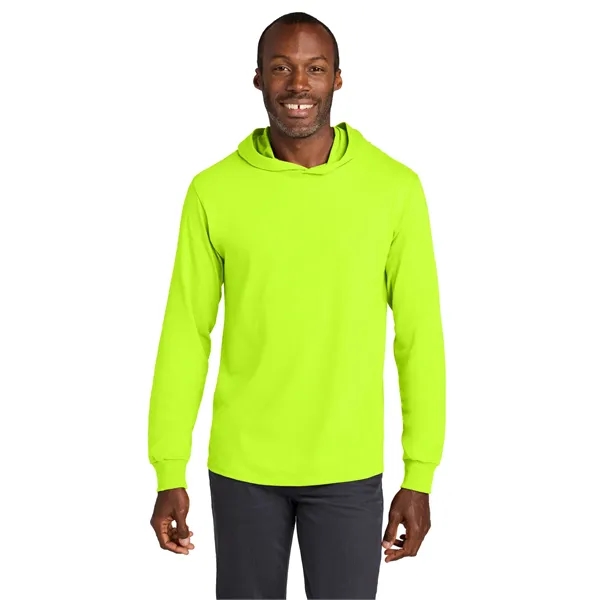 Jerzees Classics Unisex Cotton Long Sleeve Hooded T-Shirt... from ASI 84863 SanMar