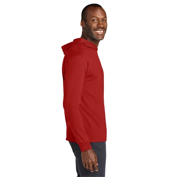 Jerzees Classics Unisex Cotton Long Sleeve Hooded T-Shirt... from ASI 84863 SanMar