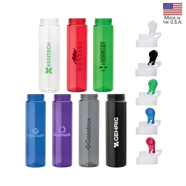 Newport VII 25 oz. Water Bottle w/ Integrated Handle... from ASI 67866 Logomark/Valumark