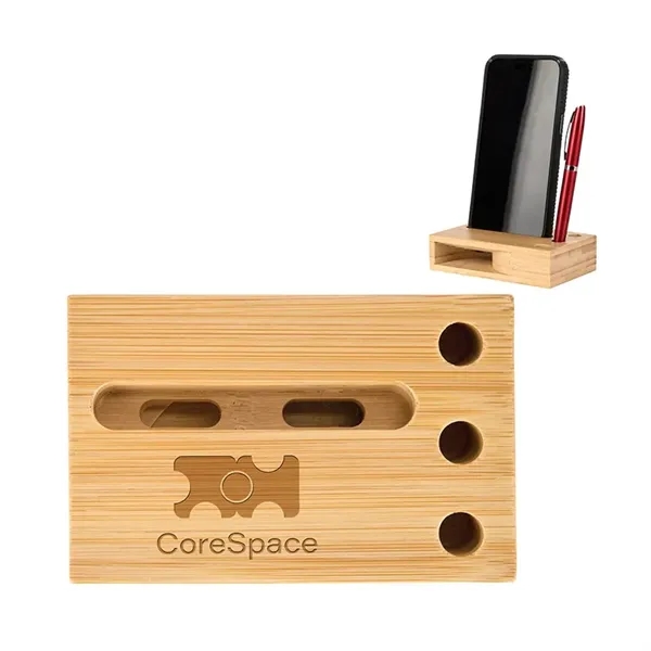 Allegra Bamboo Phone Stand & Amplifier... from ASI 67866 Logomark/Valumark