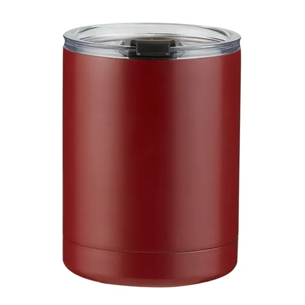 Low ball stainless steel tumbler with lid, 10 oz. plus 1... from ASI 37218 Athena Promo (tm)