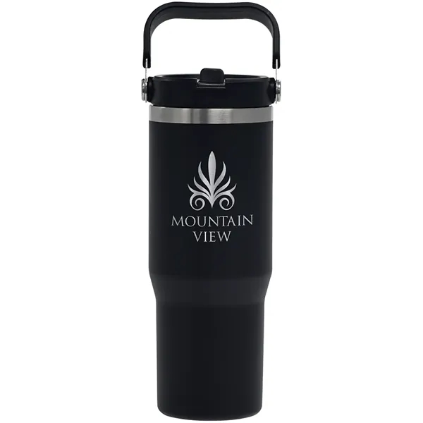 30 oz. travel tumbler made of stainless steel and copper vacuum... from ASI 71920 Moderne Glass Company Inc / Glass America®