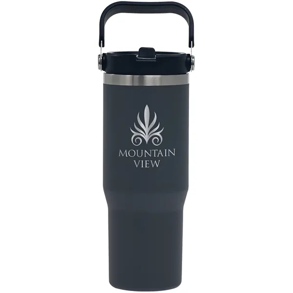 30 oz. travel tumbler made of stainless steel and copper vacuum... from ASI 71920 Moderne Glass Company Inc / Glass America®