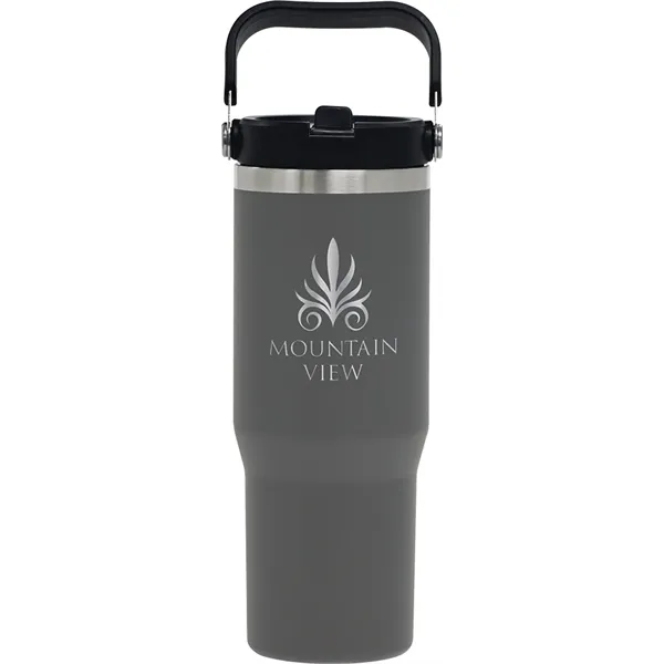 30 oz. travel tumbler made of stainless steel and copper vacuum... from ASI 71920 Moderne Glass Company Inc / Glass America®