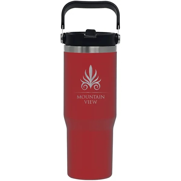 30 oz. travel tumbler made of stainless steel and copper vacuum... from ASI 71920 Moderne Glass Company Inc / Glass America®