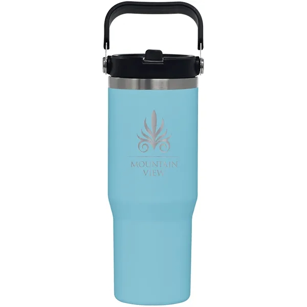 30 oz. travel tumbler made of stainless steel and copper vacuum... from ASI 71920 Moderne Glass Company Inc / Glass America®