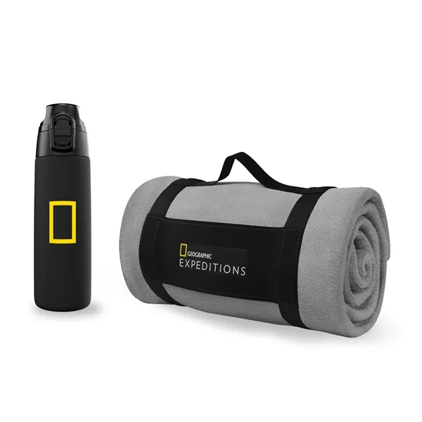 Kit includesbr/SH304 Dakota Fleece Blanketbr/ DW101 Shot CallerPACKAGING Bulk DEFAULT BRANDING... from ASI 88660 Spector & Co.