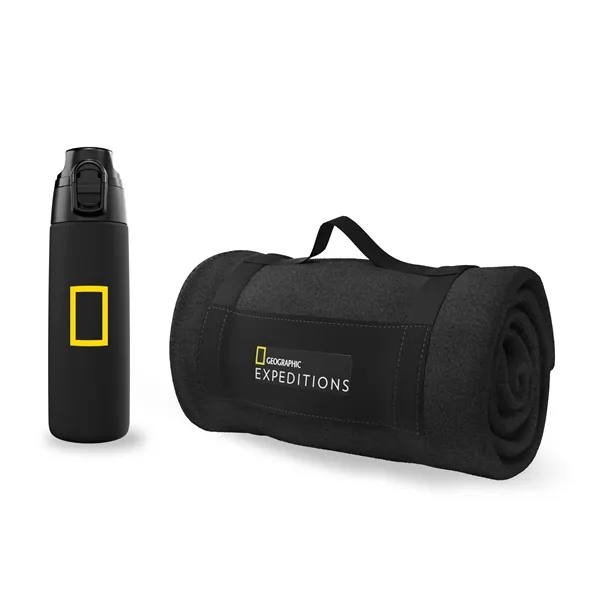 Kit includesbr/SH304 Dakota Fleece Blanketbr/ DW101 Shot CallerPACKAGING Bulk DEFAULT BRANDING... from ASI 88660 Spector & Co.