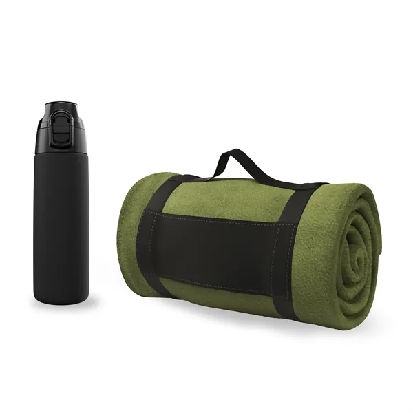 Kit includesbr/SH304 Dakota Fleece Blanketbr/ DW101 Shot CallerPACKAGING Bulk DEFAULT BRANDING... from ASI 88660 Spector & Co.