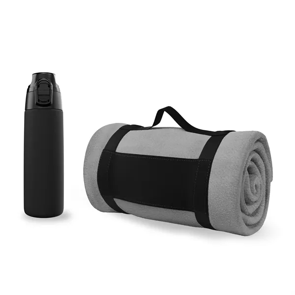 Kit includesbr/SH304 Dakota Fleece Blanketbr/ DW101 Shot CallerPACKAGING Bulk DEFAULT BRANDING... from ASI 88660 Spector & Co.