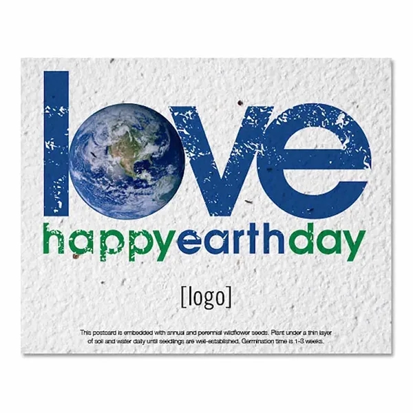 Earth Day seed paper post card.... from ASI 40646 Bloomin Promotions / Bloomin' Promotions™