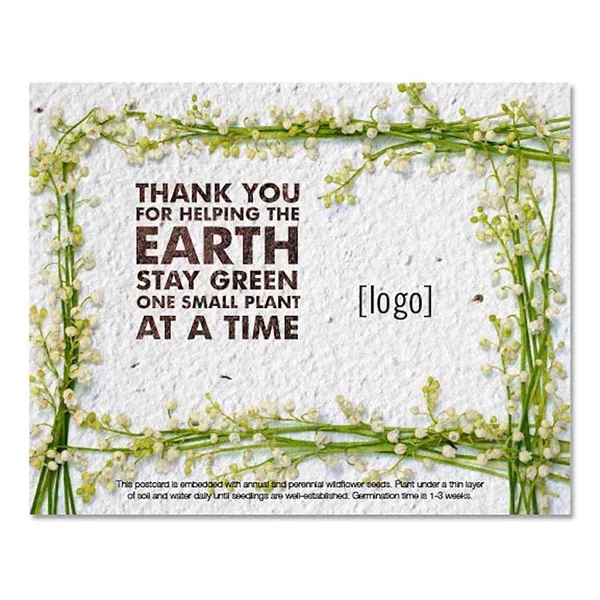 Earth Day seed paper post card.... from ASI 40646 Bloomin Promotions / Bloomin' Promotions™