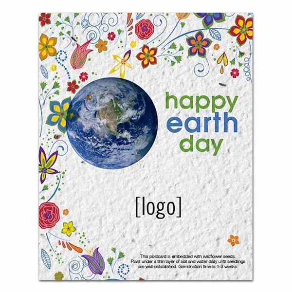 Earth Day seed paper post card.... from ASI 40646 Bloomin Promotions / Bloomin' Promotions™