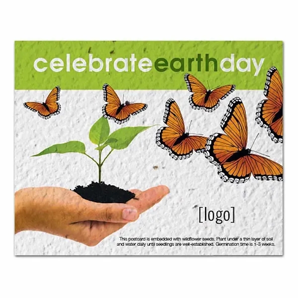 Earth Day seed paper post card.... from ASI 40646 Bloomin Promotions / Bloomin' Promotions™