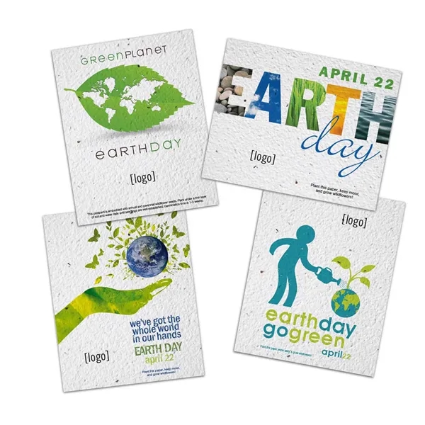 Earth Day seed paper post card.... from ASI 40646 Bloomin Promotions / Bloomin' Promotions™