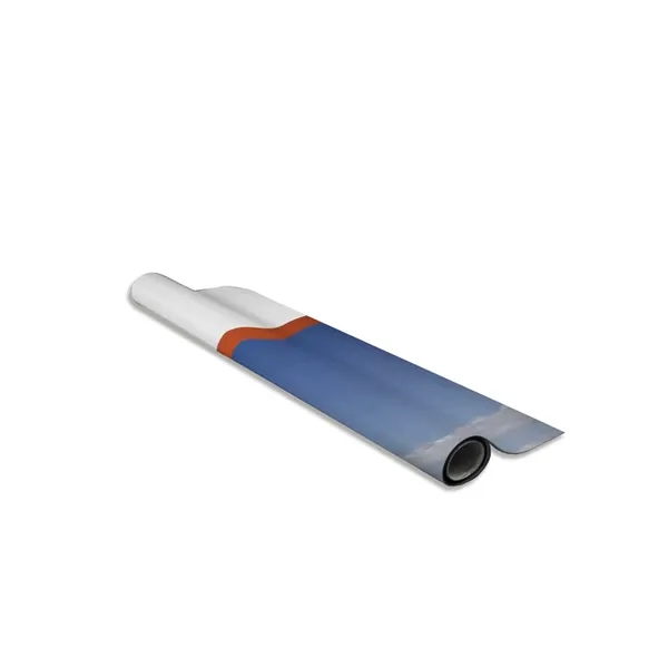 68" x 31.75" no-curl laminated media wrap cover for wheeled oval... from ASI 87188 Showdown Displays