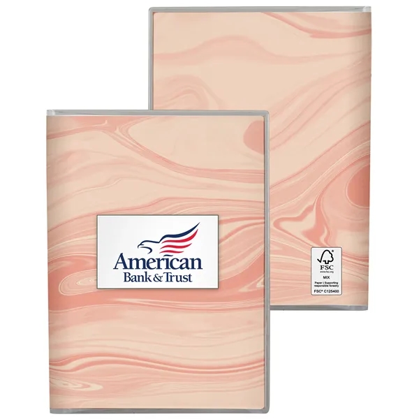 5 X 7 CLEARLY ROSE NOTEBOOK... from ASI 30208 A P Specialties / AP Specialties