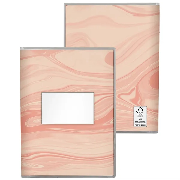 5 X 7 CLEARLY ROSE NOTEBOOK... from ASI 30208 A P Specialties / AP Specialties