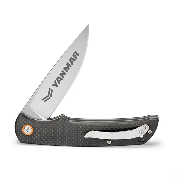A Buck Pocket knife that combines a full length flat grind... from ASI 46170 Compass Industries Inc