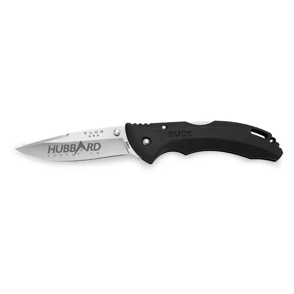 Black, lightweight lockback knife with a 3 5/8" stainless steel blade... from ASI 46170 Compass Industries Inc