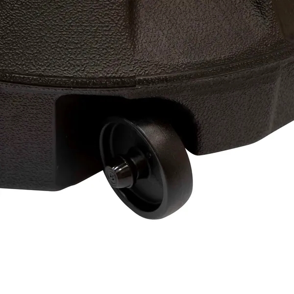 60" portable sign post kit with single-sided graphics, wheeled base and... from ASI 87188 Showdown Displays