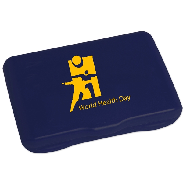 First aid kit with 4 latex free bandages, 3 hand sanitizer... from ASI 52840 Evans Manufacturing