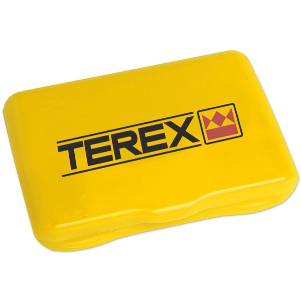 First aid kit with 4 latex free bandages, 3 hand sanitizer... from ASI 52840 Evans Manufacturing