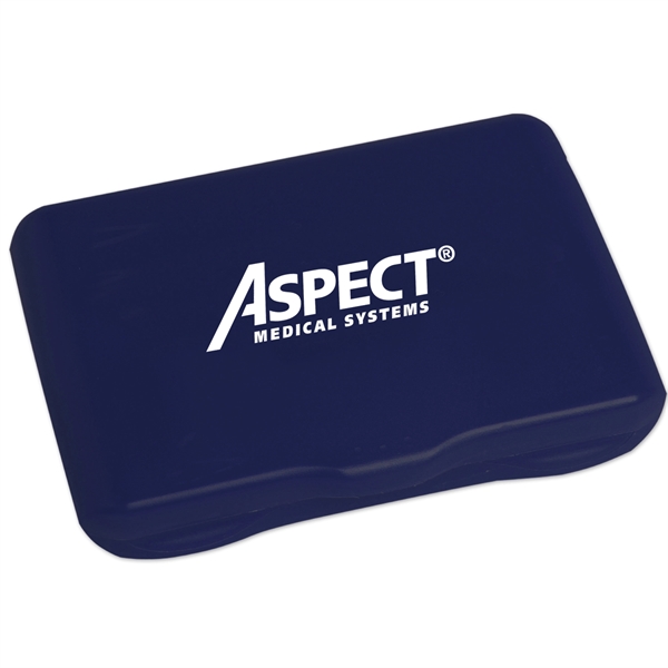 First Aid Kit holds latex-free bandages, adhesive pad, antiseptic towelettes, first... from ASI 52840 Evans Manufacturing