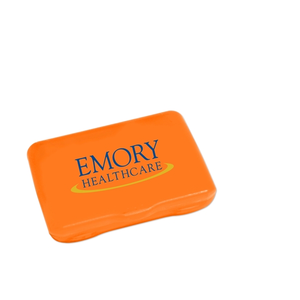 First Aid Kit holds latex-free bandages, adhesive pad, antiseptic towelettes, first... from ASI 52840 Evans Manufacturing