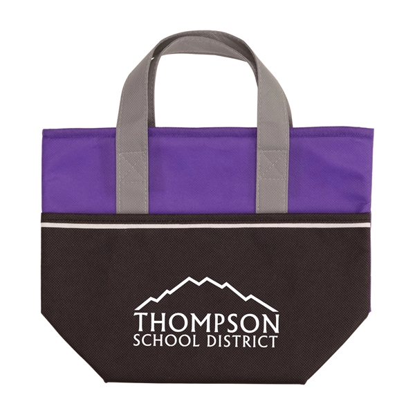 Insulated cooler tote bag made of non-woven 80 GSM polypropylene. ... from ASI 52840 Evans Manufacturing