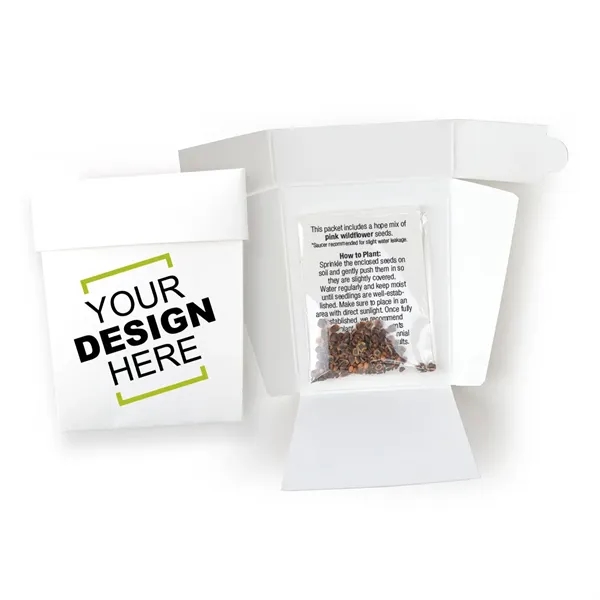 Includes seed packet, & pot shape cardstock envelope.... from ASI 40646 Bloomin Promotions / Bloomin' Promotions™