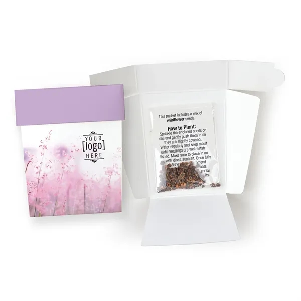 Includes seed packet, & pot shape cardstock envelope.... from ASI 40646 Bloomin Promotions / Bloomin' Promotions™