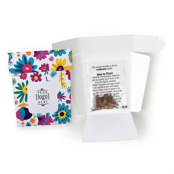 Includes seed packet, & pot shape cardstock envelope.... from ASI 40646 Bloomin Promotions / Bloomin' Promotions™