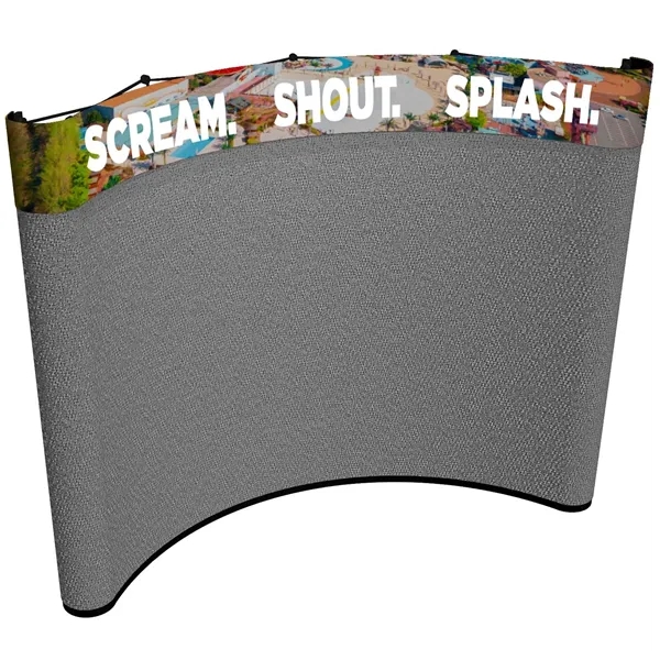 10' header panel is designed for use with the Curved Show... from ASI 87188 Showdown Displays