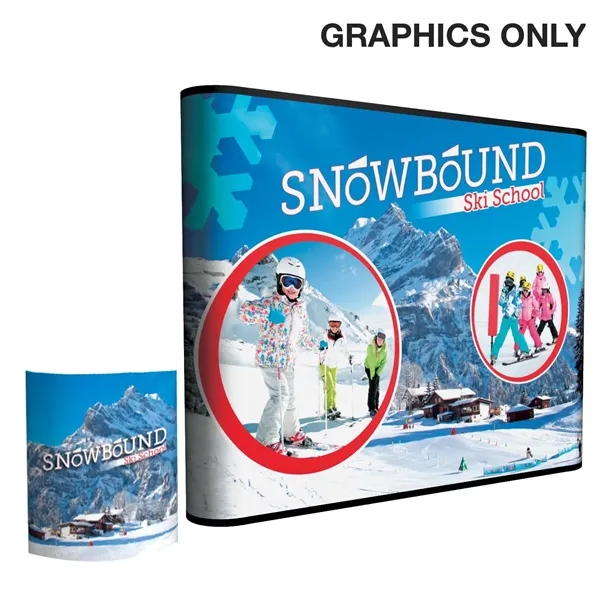 9-quad  Straight InterChange graphic panel display on Titan laminated media... from ASI 87188 Showdown Displays