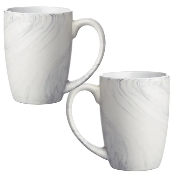 10 oz. marble glaze finish ceramic mug plus 1 color silkscreen... from ASI 37218 Athena Promo (tm)