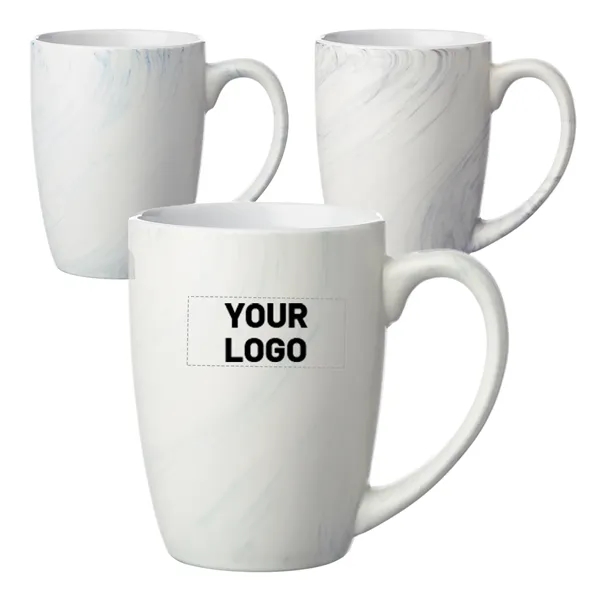 10 oz. marble glaze finish ceramic mug plus 1 color silkscreen... from ASI 37218 Athena Promo (tm)