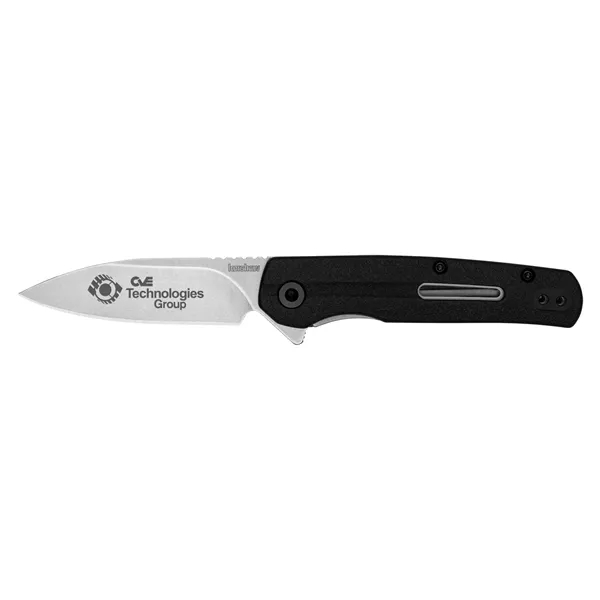 3.75" Glass-filled nylon handle. 2.75" stainless-steel blade with a stonewashed finish.... from ASI 46170 Compass Industries Inc